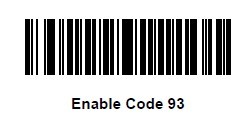 開通CODE93碼