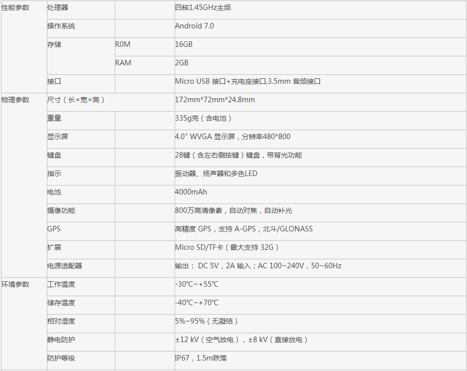 新大陸N5S-CS參數